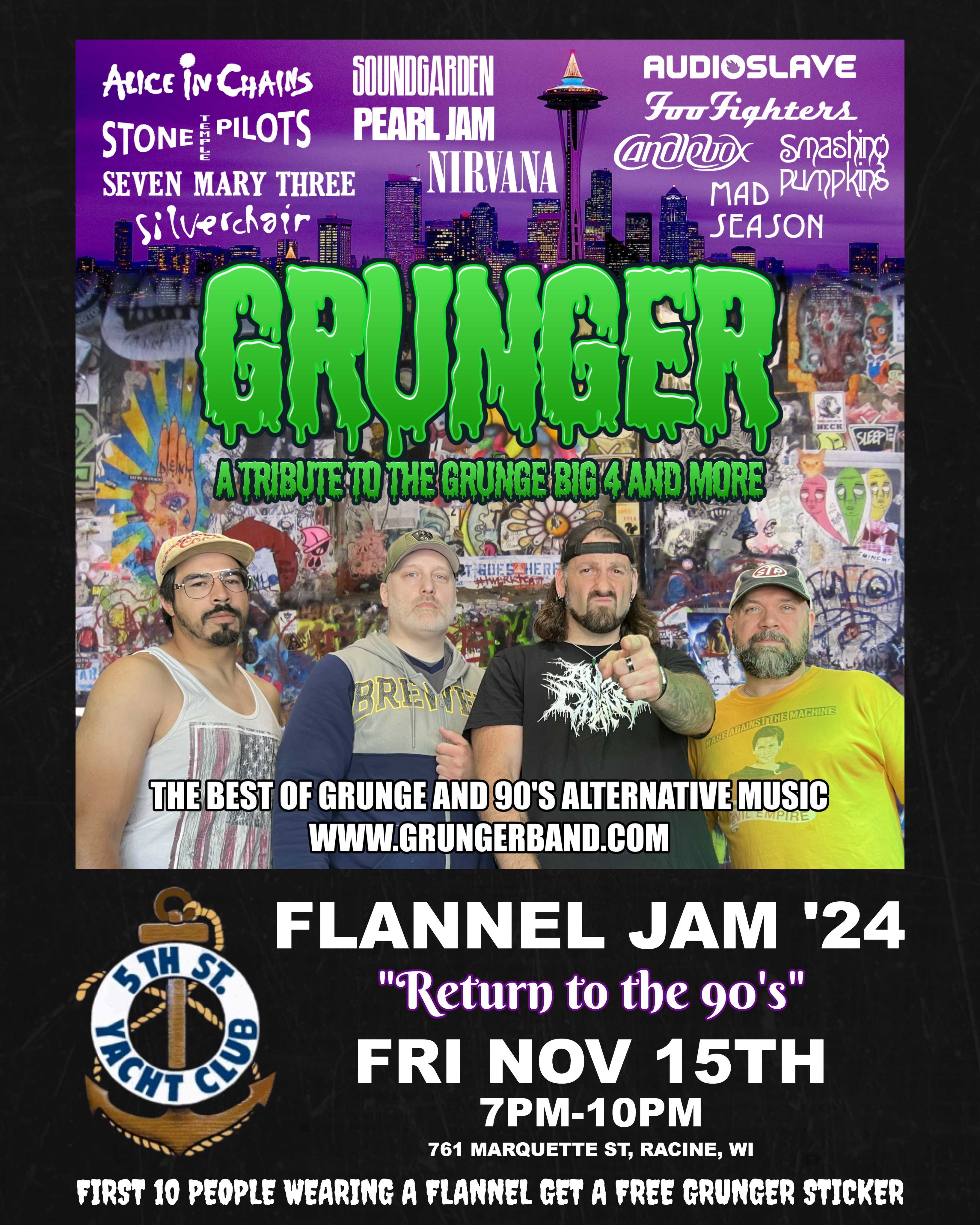 Flannel Jam 24 'Return to the 90’s' Flannel Jam 24 'Return to the 90’s'