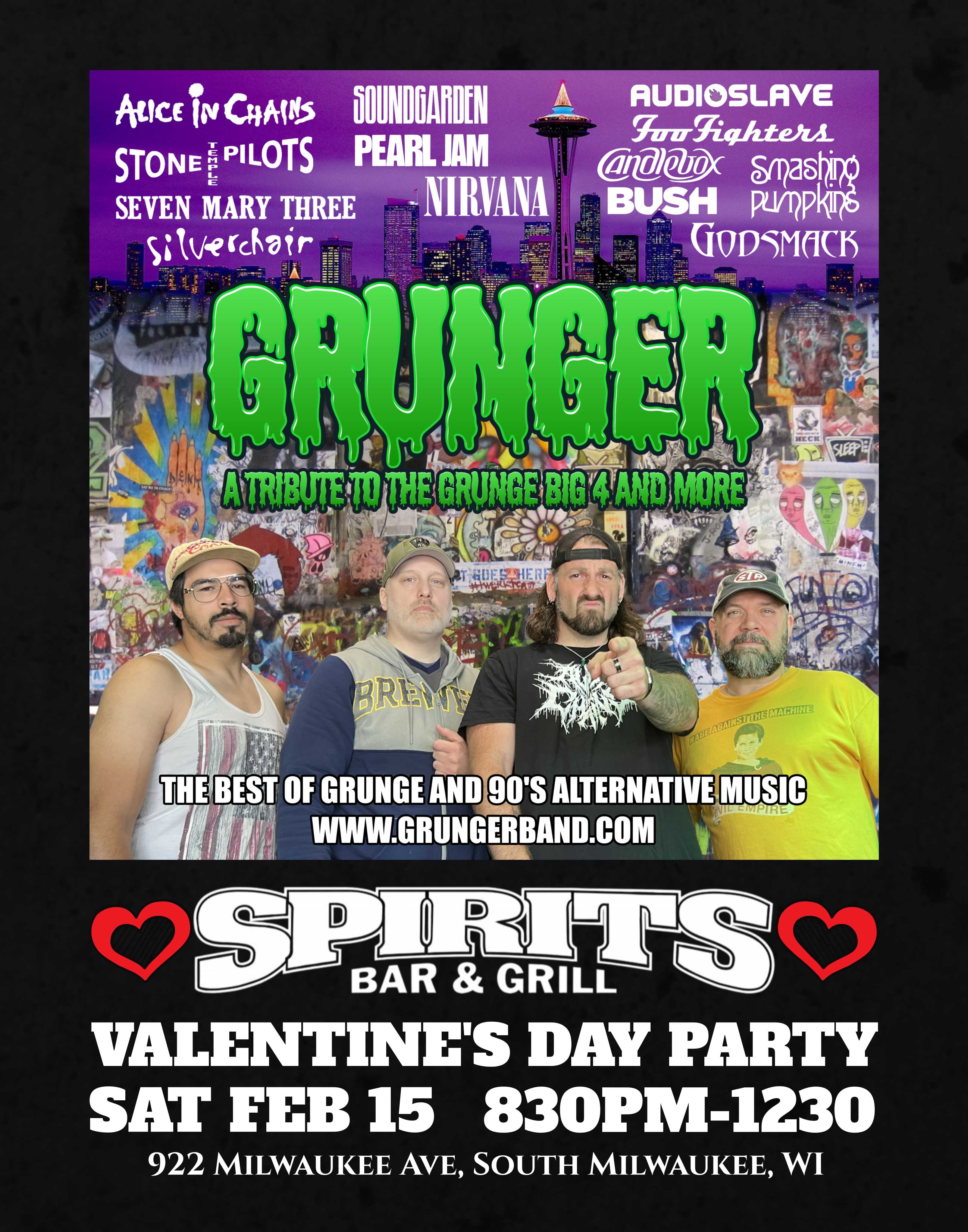 Enjoy live music for Valentine's Day! No cover charge!! Enjoy live music for Valentine's Day! No cover charge!!