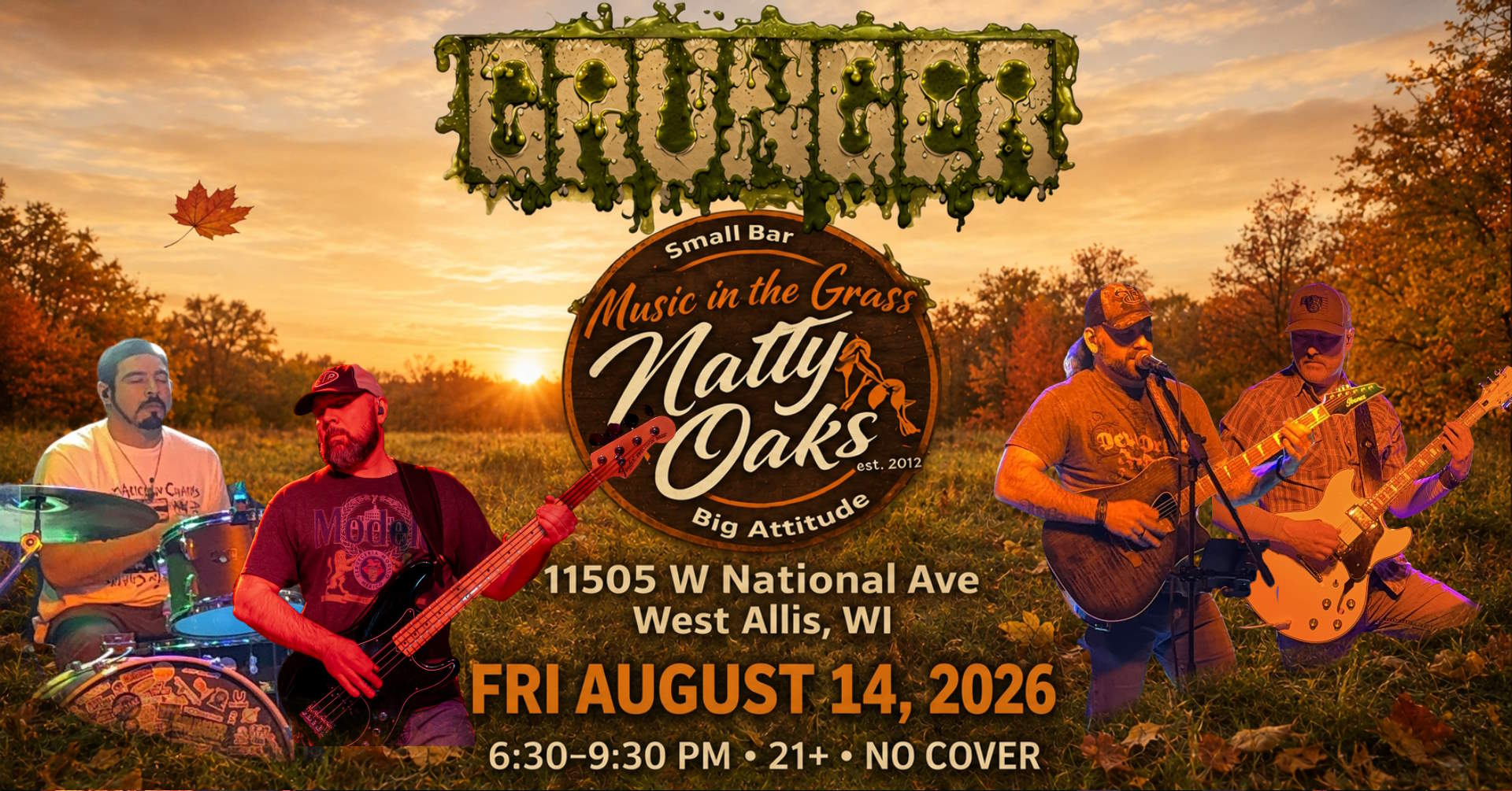 GRUNGER Returns to Natty Oaks – Music in the Grass Part 2 GRUNGER Returns to Natty Oaks – Music in the Grass Part 2