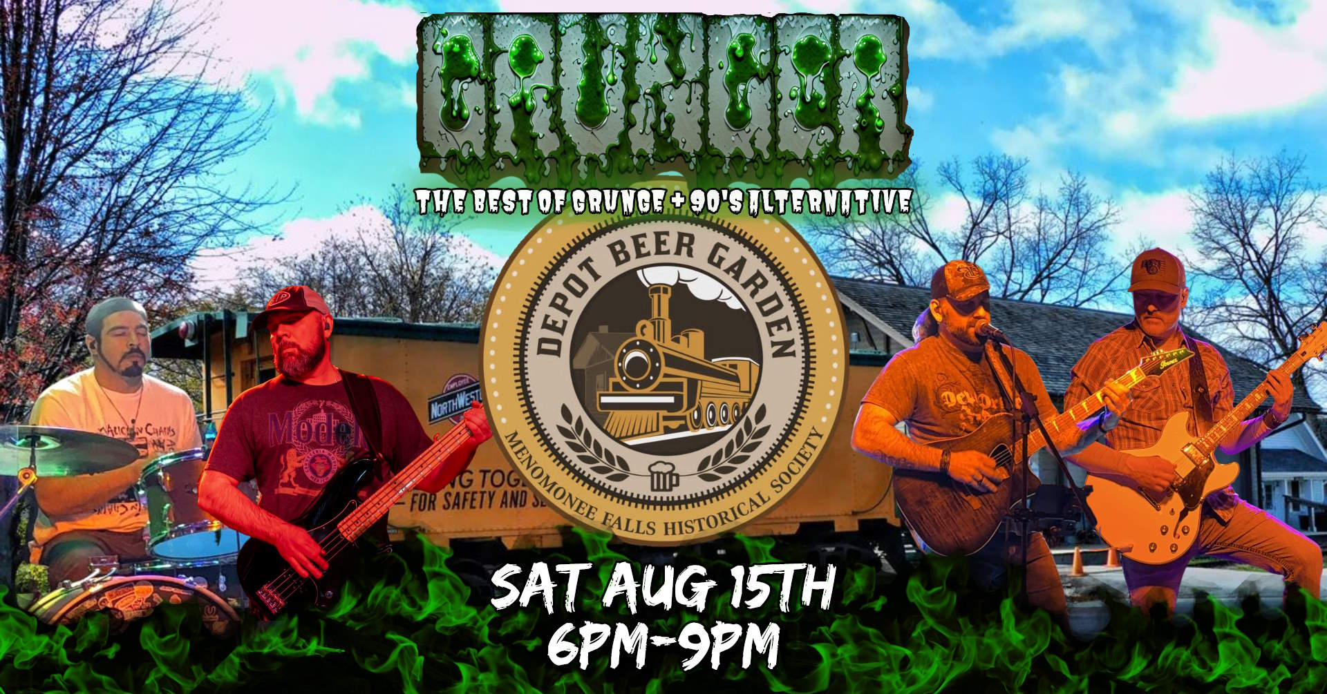 GRUNGER at The Original Depot Beer Garden GRUNGER at The Original Depot Beer Garden