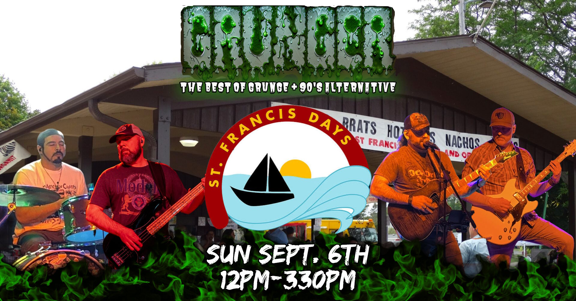 GRUNGER is coming to St. Francis Days! GRUNGER is coming to St. Francis Days!